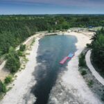 22.05.2020 Chmielnik. Zalew Andrzejówka - rewitalizacja / Jarosław Kubalski / Radio Kielce