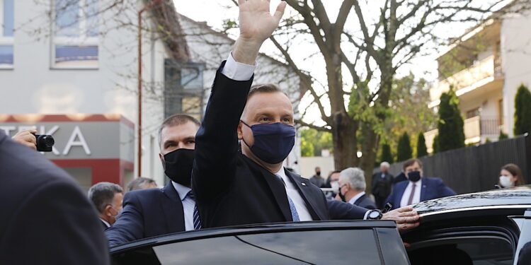 27.05.2020. Staszów. Wizyta prezydenta Andrzeja Dudy / Jarosław Kubalski / Radio Kielce