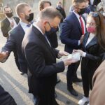 27.05.2020. Staszów. Wizyta prezydenta Andrzeja Dudy / Jarosław Kubalski / Radio Kielce