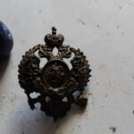 Sielpia. Znaleziska stowarzyszenia historycznego "Pasja”. Carski orzeł czapkowy urzędnika państwowego / Stowarzyszenie historyczne "Pasja"