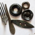 Sielpia. Znaleziska stowarzyszenia historycznego "Pasja”.Drobne elementy z mosiądzu / Stowarzyszenie historyczne "Pasja"