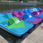 11.05.2020. Cedzyna. Rowery wodne / Monika Miller / Radio Kielce