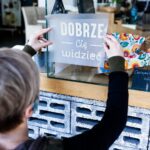 29.05.2020 Kielce. Naklejki przygotowane przez pracowników Instytutu Dizajnu w Kielcach / Paula Dulnik