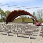 12.05.2020. Michałów. Musza koncertowa i plac - II etap rewitalizacji / Marta Gajda / Radio Kielce