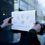 29.05.2020 Kielce. Naklejki przygotowane przez pracowników Instytutu Dizajnu w Kielcach / Paula Dulnik