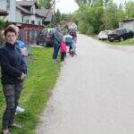 18.05.2020. Podgaje. Litania loretańska oraz Apel Maryjny przy figurce Matki Bożej Niepokalanie Poczętej / Marta Gajda / Radio Kielce