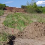 25.05.2020. Kielce. Dewastacja kieleckiej Dalni podczas prowadzonej budowy ścieżki rowerowej / Słuchacz