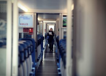 11.10.2015 Kielce. PKP. Prezentacja nowego pociągu Intercity FLIRT3. / Stanisław Blinstrub / Radio Kielce