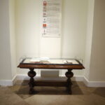 30.04.2019 Warszawa. Pałac Prezydencki. Sala Chorągwiana, gdzie znajdują się repliki polskich chorągwi z różnych okresów historycznych, a także kopie Konstytucji 3 Maja i Konstytucji dla Europy Wojciecha Jastrzębowskiego z 1831 / Jarosław Kubalski / Radio Kielce