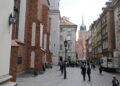 30.04.2019 Warszawa. Widok z pod Bazyliki Archikatedralnej p.w. Męczeństwa św. Jana Chrzciciela na Zamek / Jarosław Kubalski / Radio Kielce