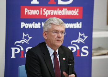 05.05.2018 Włoszczowa. Marszałek Senatu Stanisław Karczewski spotkał się z mieszkańcami miasta / Jarosław Kubalski / Radio Kielce