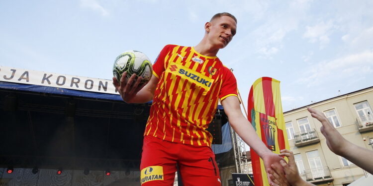 12.07.2019 Kielce. Prezentacja zespołu Korona Kielce. Piotr Pierzchała / Jarosław Kubalski / Radio Kielce