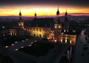 15.01.2020 Kielce. Pałac Biskupów Krakowskich. Muzeum Narodowe. Widok / Jarosław Kubalski / Radio Kielce