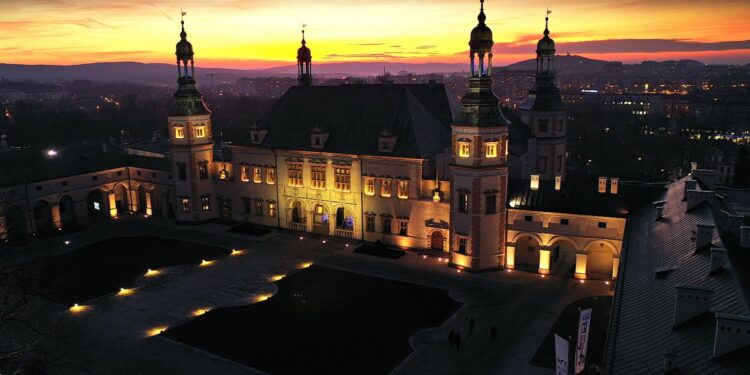 15.01.2020 Kielce. Pałac Biskupów Krakowskich. Muzeum Narodowe. Widok / Jarosław Kubalski / Radio Kielce