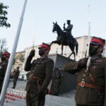 12.05.2020 Kielce. Plac Wolności. Uroczystości w 85. rocznicę śmierci Marszałka Józefa Piłsudskiego / Jarosław Kubalski / Radio Kielce