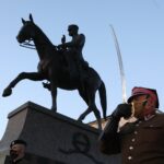 12.05.2020 Kielce. Plac Wolności. Uroczystości w 85. rocznicę śmierci Marszałka Józefa Piłsudskiego / Jarosław Kubalski / Radio Kielce