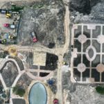 19.05.2020 Chęciny. Park. Budowa parku miejskiego / Jarosław Kubalski / Radio Kielce