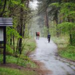 01.05.2020 Kielce. Deszcz. Majówka. Rekreacja w Lesie Stadion / Jarosław Kubalski / Radio Kielce