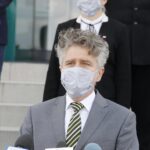 04.05.2020 Kielce. Konferencja w WFOŚiGW dotycząca programów dla OSP. Senator Krzysztof Słoń / Jarosław Kubalski / Radio Kielce