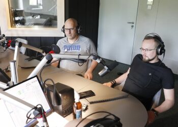 26.05.2020 Radio Kielce. Punkty Widzenia. Jaromir Kruk - Piłka Nożna i Maciej Sierpień - TVP Sport / Jarosław Kubalski / Radio Kielce