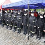 30.05.2020 Staszów. Akcja Bezpieczne Powiaty Świętokrzyskie Plus. Przekazanie  środków ochrony osobistej / Jarosław Kubalski / Radio Kielce