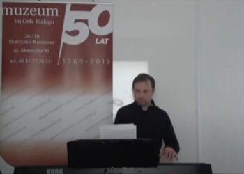 Na zdjęciu: Mariusz Kaczmarczyk / Muzeum im. Orła Białego/YouTube