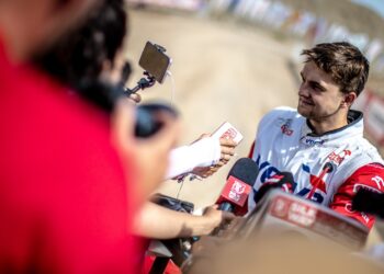 Maciej Giemza podczas Silk Way Rally 2019 / ORLEN Team