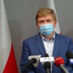 29.05.2020 Starachowice. Konferencja w sprawie badania nauczycieli. Na zdjęciu dr Marcin Zawierucha - dyrektor Regionalnego Centrum Naukowo-Technologicznego w Podzamczu Chęcińskim / Emilia Sitarska / Radio Kielce