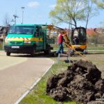 24.05.2020. Staszów. Park Górników / Urząd Miasta w Staszowie