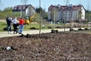 24.05.2020. Staszów. Park Górników / Urząd Miasta w Staszowie