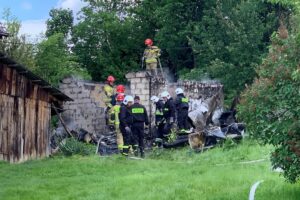 29.05.2020. Gaik. Pożar domu / Stanisław Porada