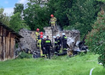 29.05.2020. Gaik. Pożar domu / Stanisław Porada