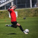 07.05.2020 Kielce. Trening piłkarzy Korony Kielce / Wiktor Taszłow / Radio Kielce