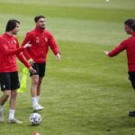 07.05.2020 Kielce. Trening piłkarzy Korony Kielce / Wiktor Taszłow / Radio Kielce