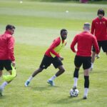 07.05.2020 Kielce. Trening piłkarzy Korony Kielce / Wiktor Taszłow / Radio Kielce