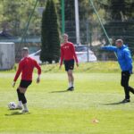 07.05.2020 Kielce. Trening piłkarzy Korony Kielce / Wiktor Taszłow / Radio Kielce