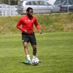 07.05.2020 Kielce. Trening piłkarzy Korony Kielce / Wiktor Taszłow / Radio Kielce