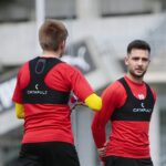 07.05.2020 Kielce. Trening piłkarzy Korony Kielce / Wiktor Taszłow / Radio Kielce