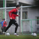 07.05.2020 Kielce. Trening piłkarzy Korony Kielce / Wiktor Taszłow / Radio Kielce