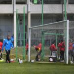 07.05.2020 Kielce. Trening piłkarzy Korony Kielce / Wiktor Taszłow / Radio Kielce