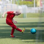 10.05.2020. Kielce. Trening jednej z grup dziecięcych Korony Kielce / Wiktor Taszłow / Radio Kielce