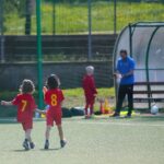 10.05.2020. Kielce. Trening jednej z grup dziecięcych Korony Kielce / Wiktor Taszłow / Radio Kielce
