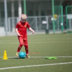 10.05.2020. Kielce. Trening jednej z grup dziecięcych Korony Kielce / Wiktor Taszłow / Radio Kielce
