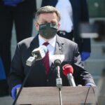 11.05.2020. WFOŚiGW. Konferencja. Na zdjęciu - Agata Wojtyszek - poseł / Wiktor Taszłow / Radio Kielce