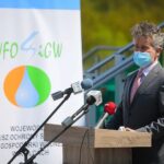 11.05.2020. WFOŚiGW. Konferencja. Na zdjęciu: Krzysztof Słoń - senator / Wiktor Taszłow / Radio Kielce