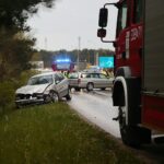 11.05.2020. Cedzyna. Wypadek / Wiktor Taszłow / Radio Kielce