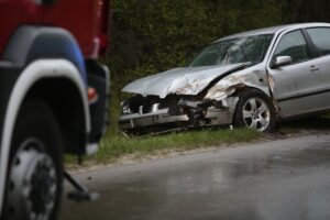 11.05.2020. Cedzyna. Wypadek / Wiktor Taszłow / Radio Kielce