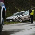 11.05.2020. Cedzyna. Wypadek / Wiktor Taszłow / Radio Kielce