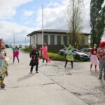 12.05.2020. Kielce. Wolontariusze Fundacji „Dr Clown” odwiedzili pielęgniarki / Wiktor Taszłow / Radio Kielce