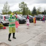 12.05.2020. Kielce. Wolontariusze Fundacji „Dr Clown” odwiedzili pielęgniarki / Wiktor Taszłow / Radio Kielce